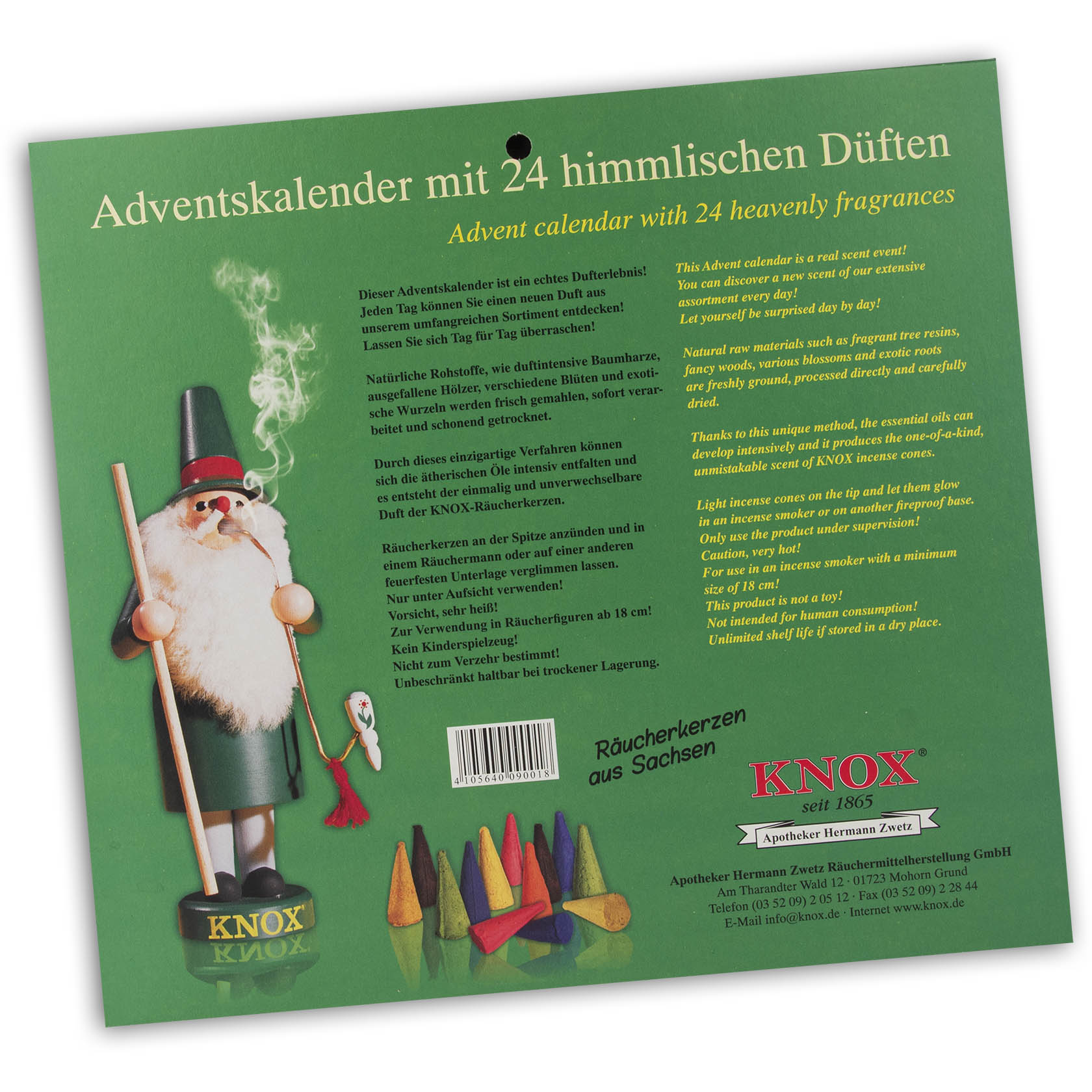 KNOX Adventskalender 24 himmlische Düfte -Neues Motiv-