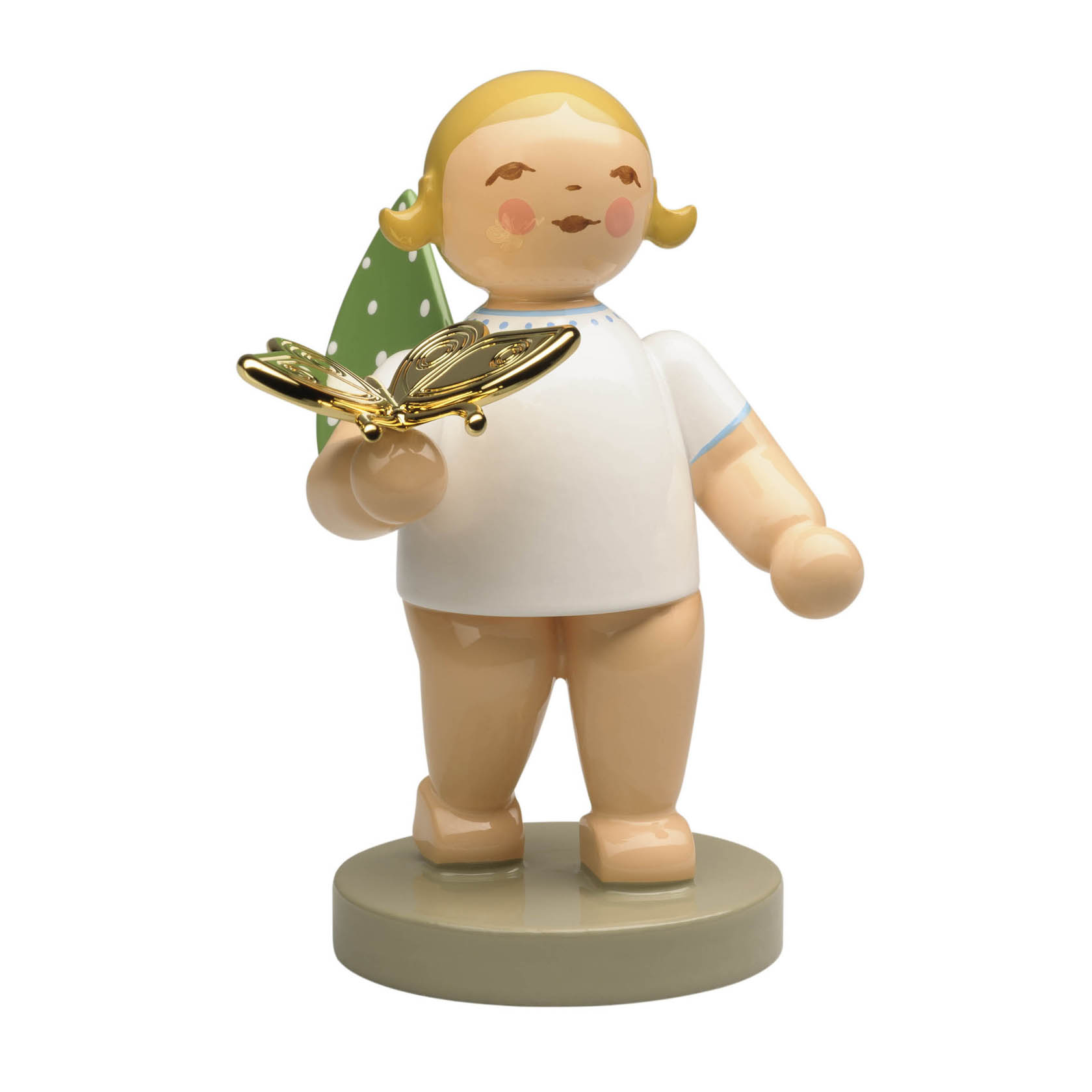 Engel Träumer mit Schmetterling vergold. Goldedition Nr. 13 im Dregeno Online Shop günstig kaufen
