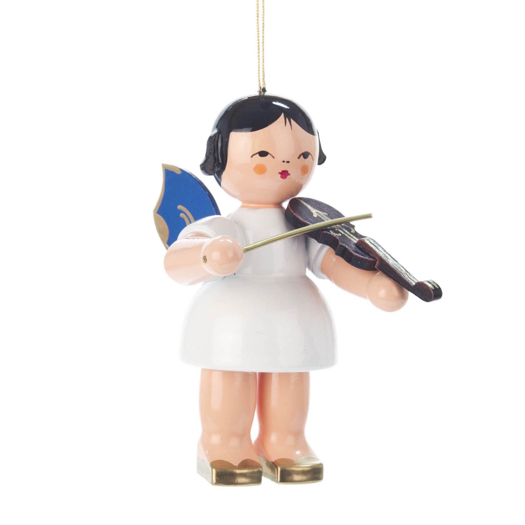 Behang Engel mit Violine, groß, blaue Flügel im Dregeno Online Shop günstig kaufen