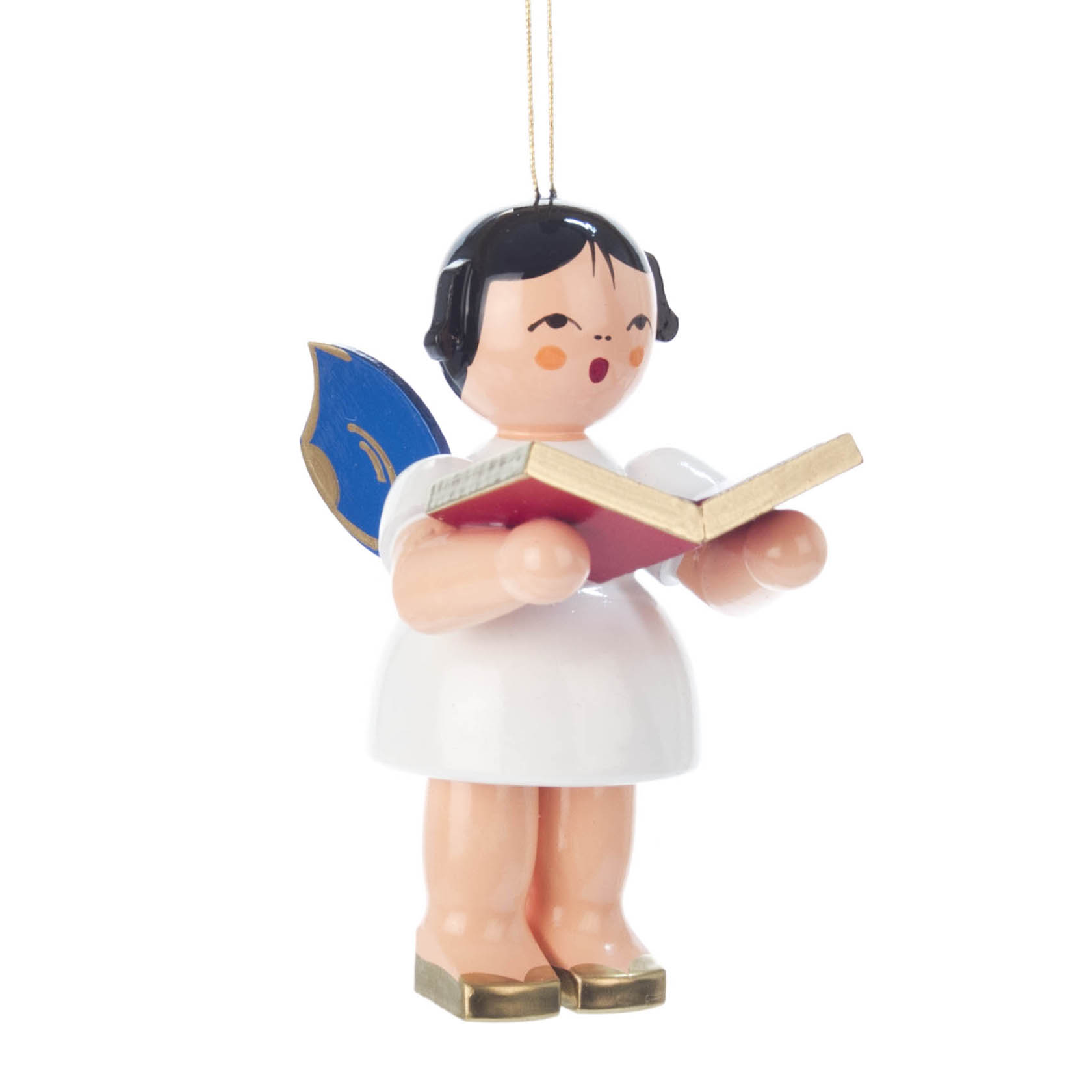 Behang Engel mit Buch, groß, blaue Flügel im Dregeno Online Shop günstig kaufen
