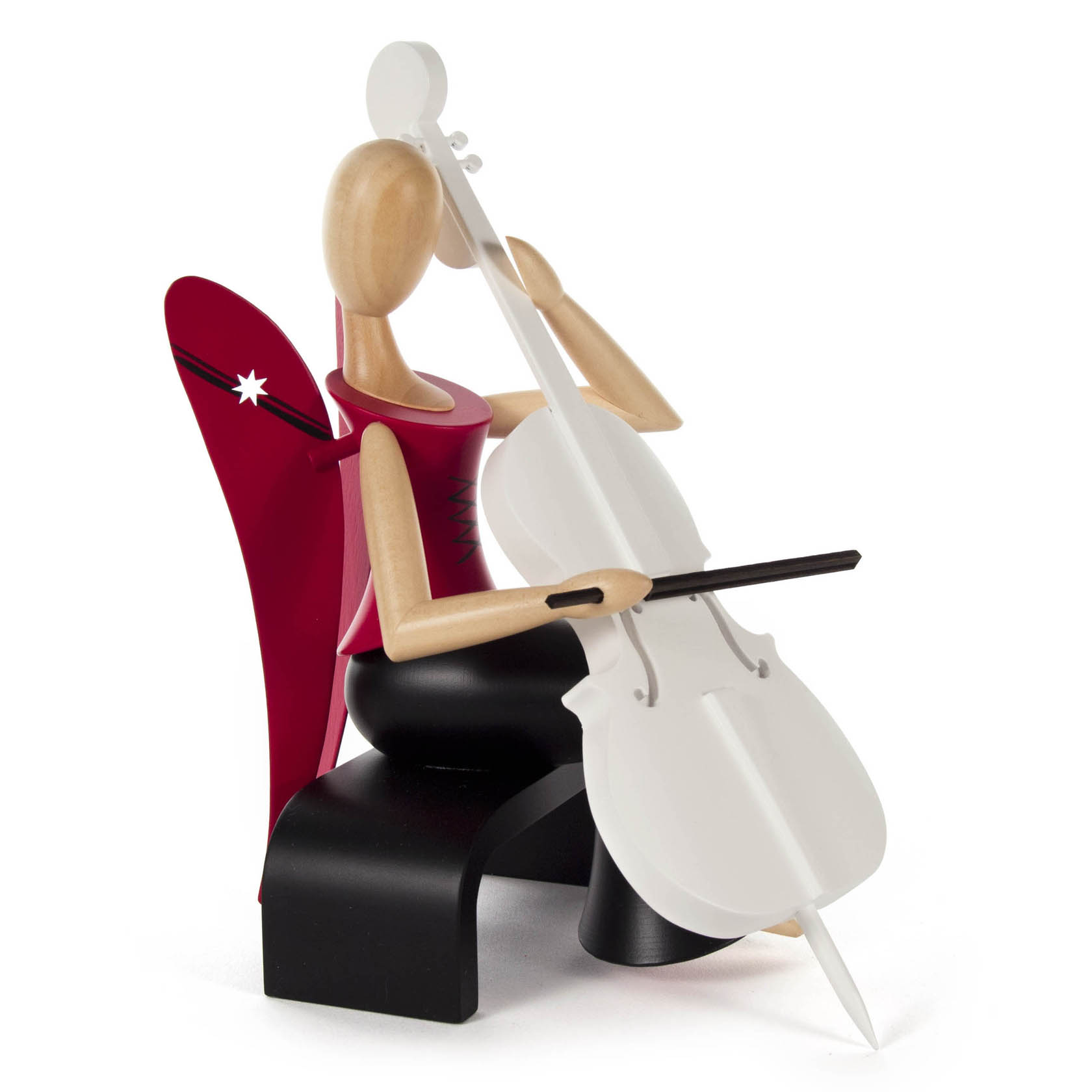 Engel mit Cello sitzend 17,5cm  -Sternkopf- im Dregeno Online Shop günstig kaufen